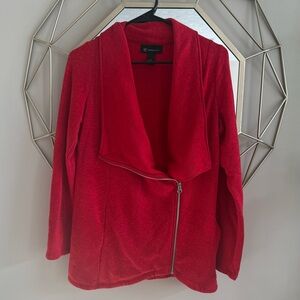 INC International Concepts Vibrant Red Jacket